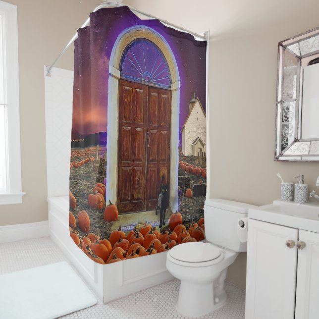 Una historia de Halloween | Cortina de ducha de ga (In situ)