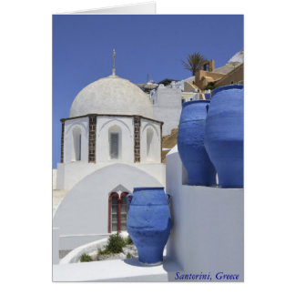 Una iglesia en Santorini, Grecia