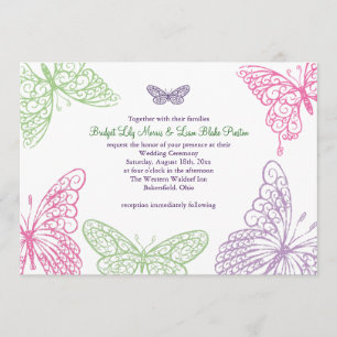Una invitación 2 de la boda del alboroto del