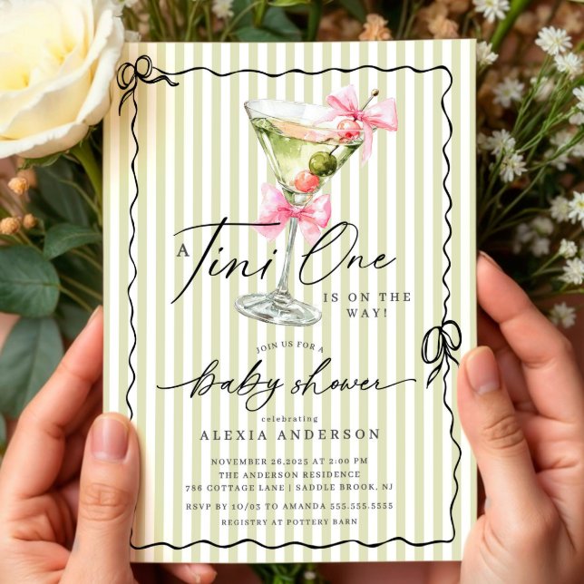 Una invitación a Baby Shower para uno Tini (Subido por el creador)