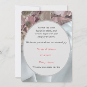 Una invitación a celebrar un amor que dura 💕 💌