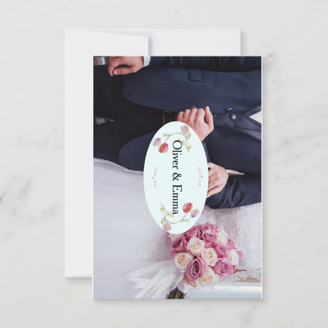 Una invitación a la ducha de boda (Anverso)