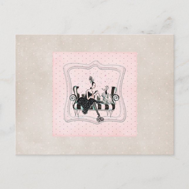 una invitación a tomar un té (Anverso)