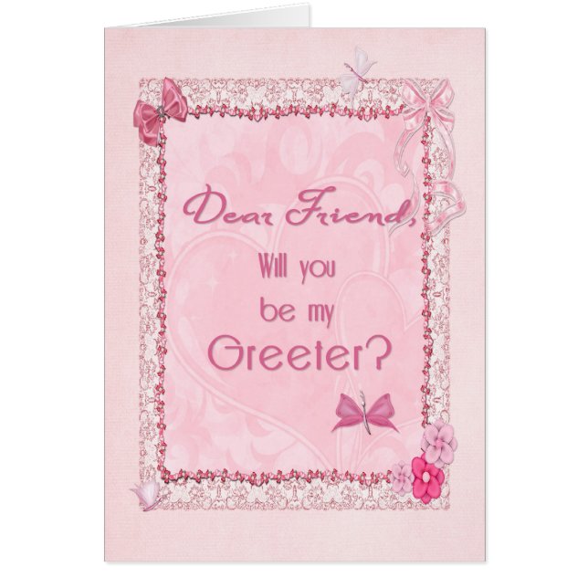 Una invitación a ver el arte como Greeter (Frente)