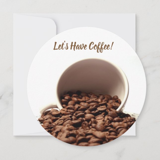 Una invitación al café (Anverso)