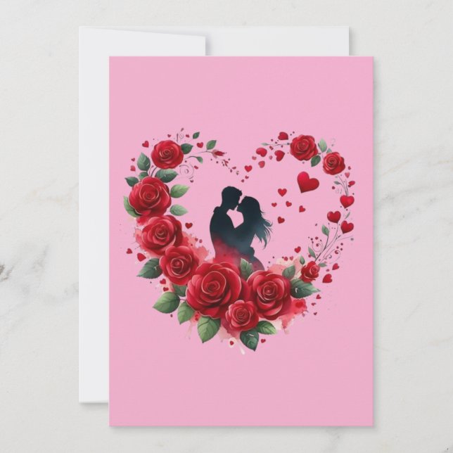 Una invitación de boda alegre (Anverso)