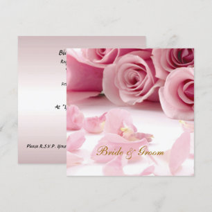 Una Invitación de Boda Elegante y Popular con Flor