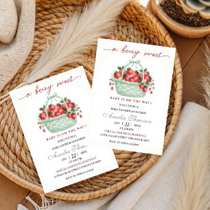 Una Invitación de Cumpleaños de Bebé Dulce y con B