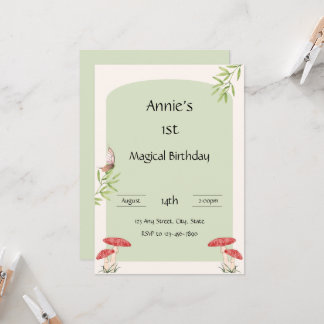 Una invitación de cumpleaños mágica