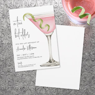Una invitación de cumpleaños para un adulto un poq