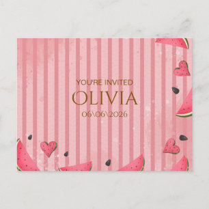 Una Invitación de Cumpleaños por Primera Vez con S