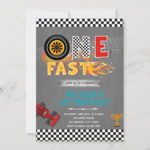 una invitación de cumpleaños rápida de ONE