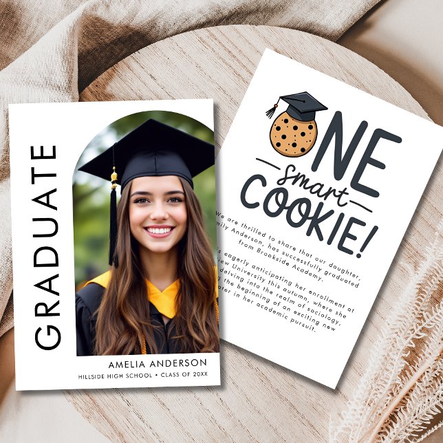 Una Invitación de foto de graduación de cookie int (Subido por el creador)
