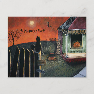 Una invitación de Halloween que frecuenta