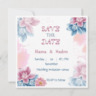 Una invitación especial de boda