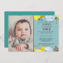 Una invitación feliz de primer cumpleaños | Person