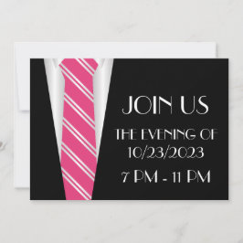 Una invitación formal a los lazos rosas