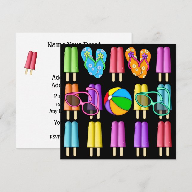 Una invitación FRIAL (Anverso / Reverso)