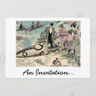 Una invitación (impresión futurista del siglo XIX)