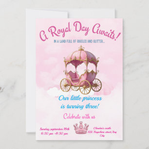 Una Invitación Mágica a una Fiesta de Princesa