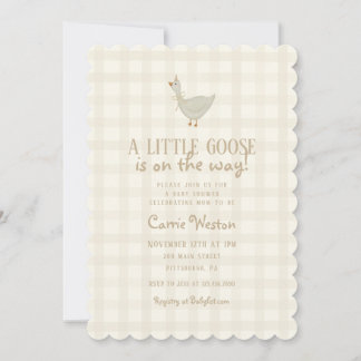 Una invitación Neutral a Baby Shower