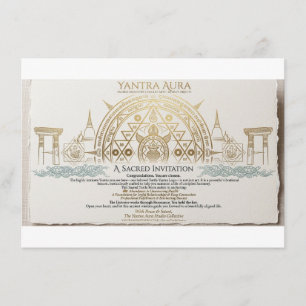 Una Invitación Sagrada - Bendición de Yantra de To