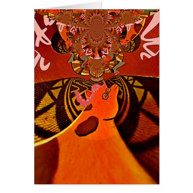 Una jirafa divertida: un encanto africano Kaleidos (Frente)