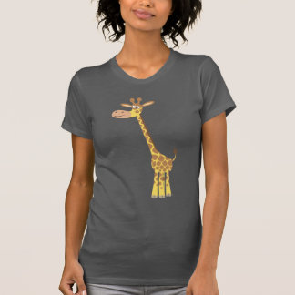 Una jirafa personalizado camiseta femenina