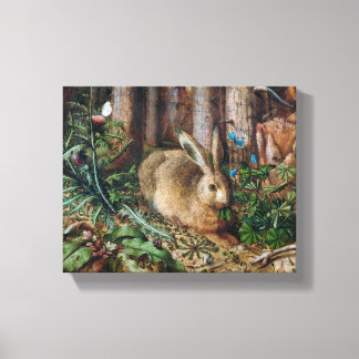 Una liebre en el bosque (1585), lienzo