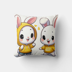 una linda almohada de conejo