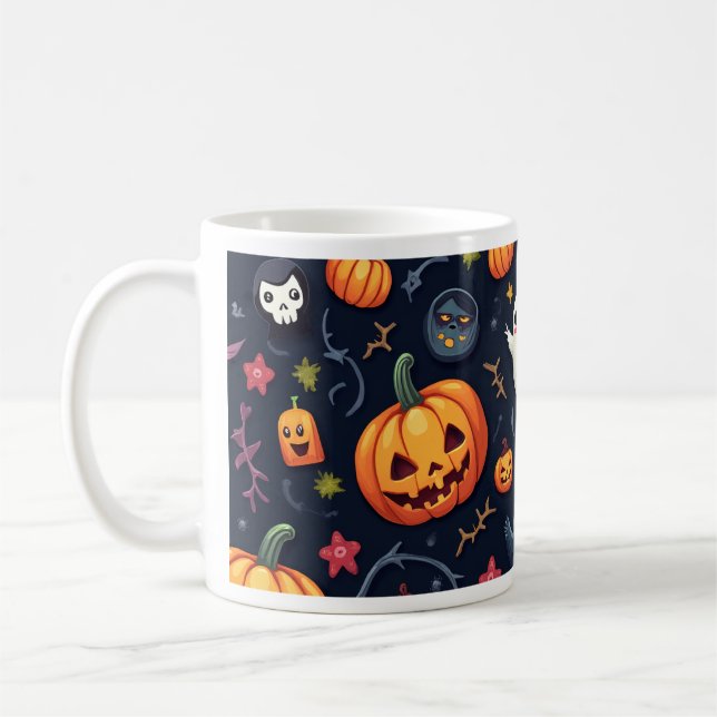 Una linda taza de Halloween (Izquierda)