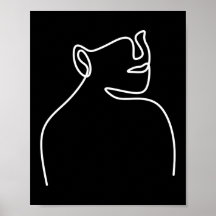 Una línea de arte digital continuo
