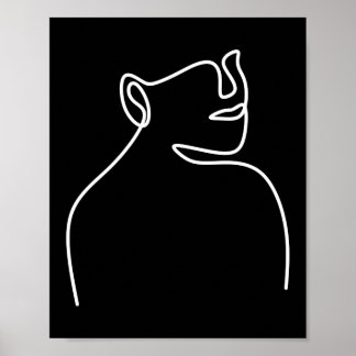 Una línea de arte digital continuo