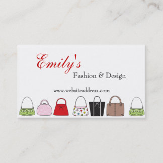 Una línea de tarjetas de visita de moda del diseño