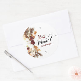 Una madre mejor en el mundo pegatina