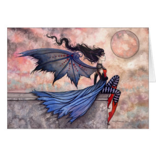 Una mala carta de vampiros góticos y vientos