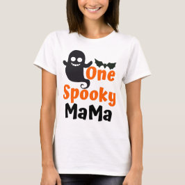 Una mamá asustada, camiseta de mujeres de Hallowee