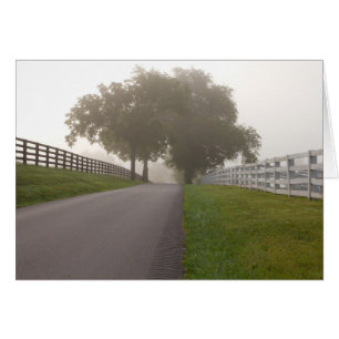 Una mañana de niebla del Bluegrass