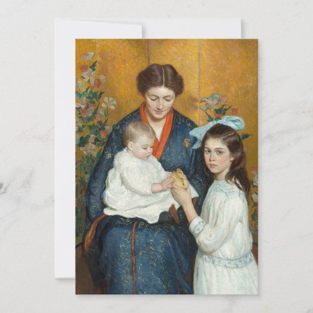 Una mañana de Pascua | Lilla Cabot Perry (Anverso)