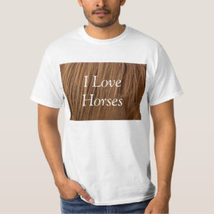 Una Manera De Caballo Que Amo La Camiseta De Cabal