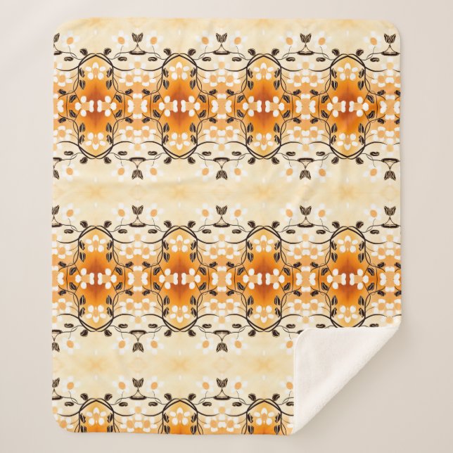 Una manta florida de diseño (Anverso)