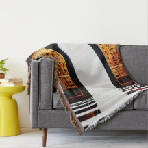 Una manta lanzada para la oración musulmana