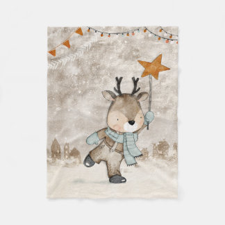 Una manta para Navidades está buscando un bebé par