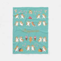 Una manta temática para el gato personalizado para