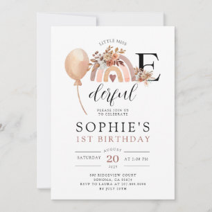 Una maravillosa invitación al cumpleaños del Chica