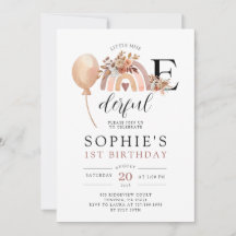 Una maravillosa invitación al cumpleaños del Chica