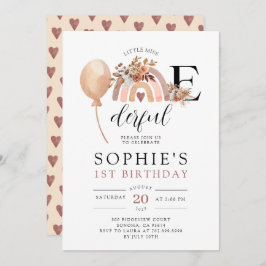 Una maravillosa invitación al cumpleaños del Chica