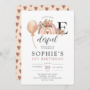 Una maravillosa invitación al cumpleaños del Chica