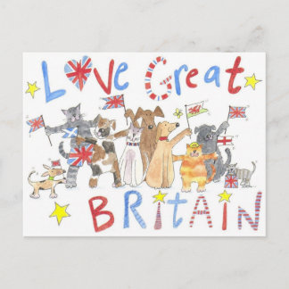 Una maravillosa postal patriótica