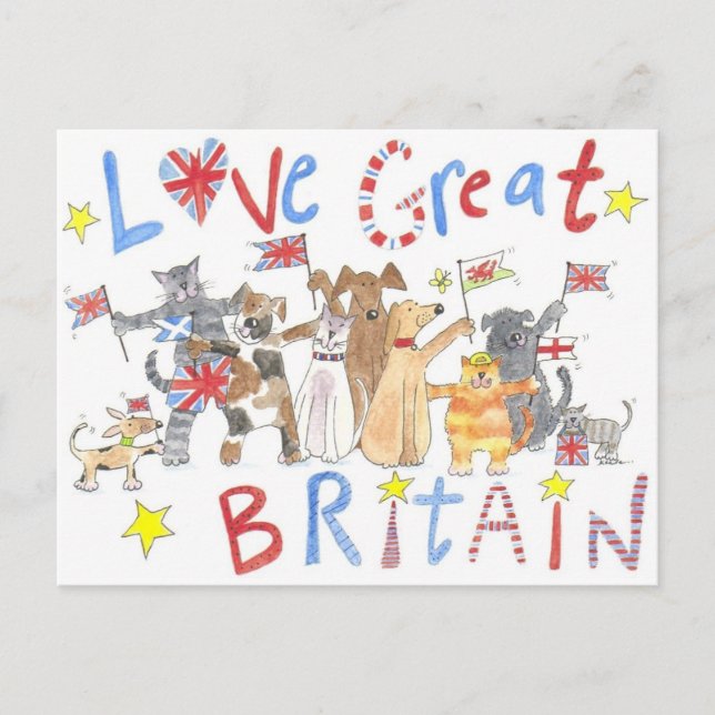 Una maravillosa postal patriótica (Anverso)